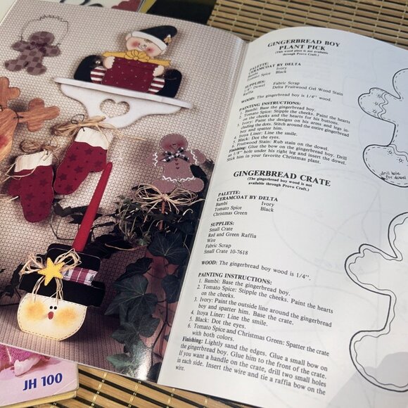 Fall/Winter Delight Wood Provo Crafts Patterns By Annette Ward -Booklet Vtg 1995 - Picture 5 of 6